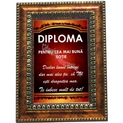 Diplome 13x18 cm, Pentru cel/cea mai bun/buna